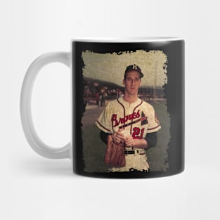 Warren Spahn in Atlanta Braves Mug